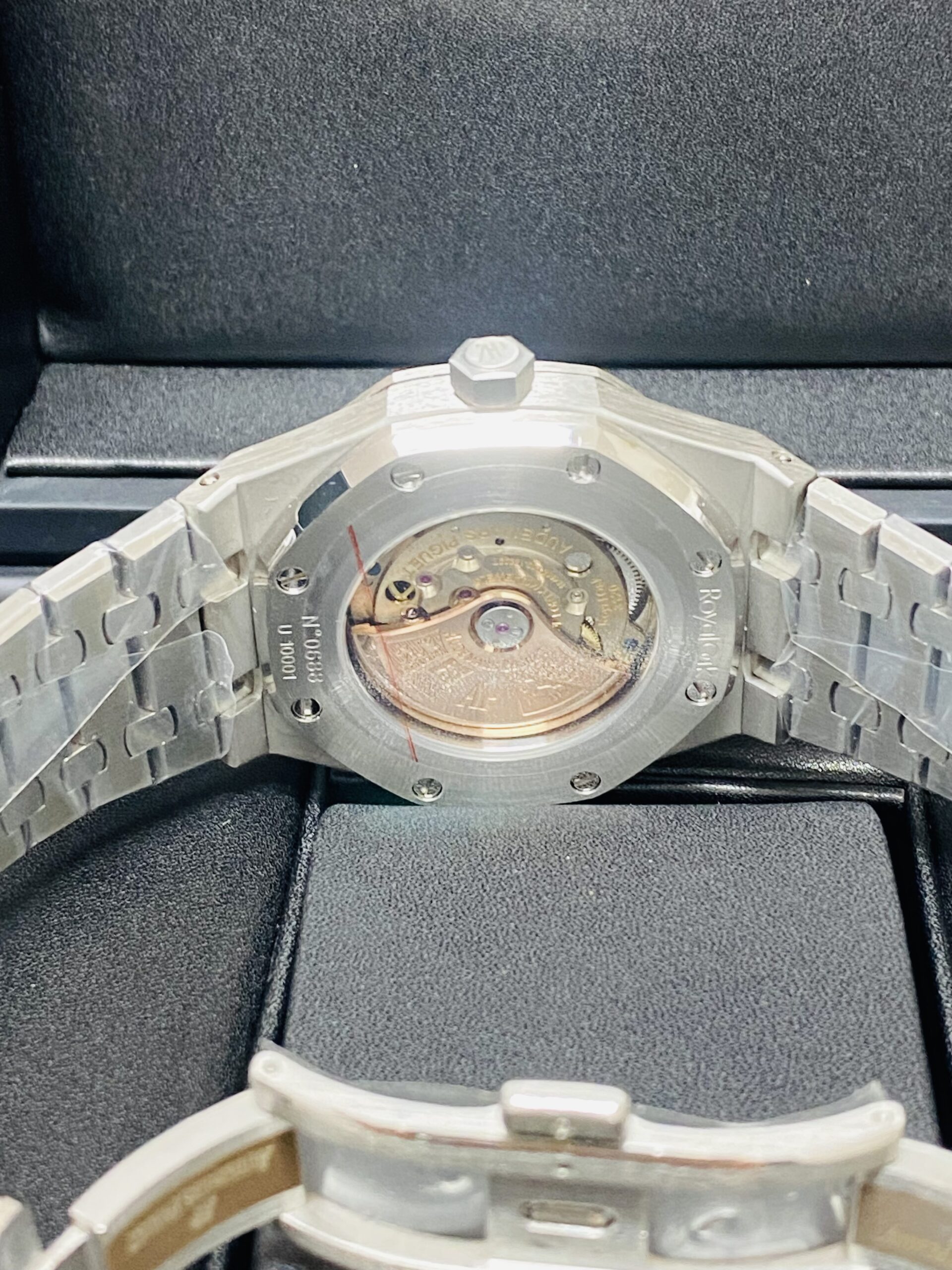 Audemars Piguet replica jumbo 15202BC white gold salmon dial7