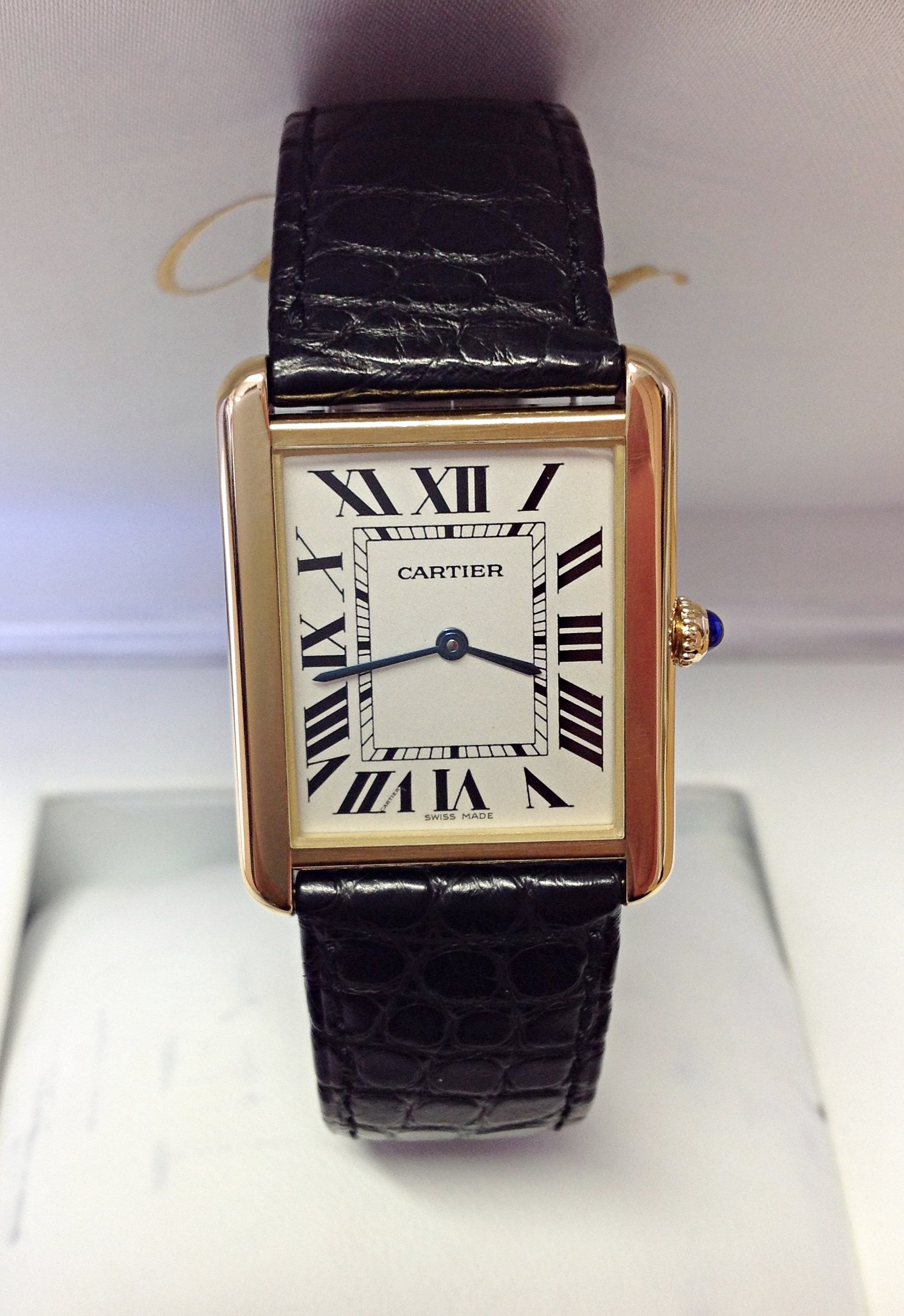 Cartier replica Tank Solo W5200004 Yellow Gold3