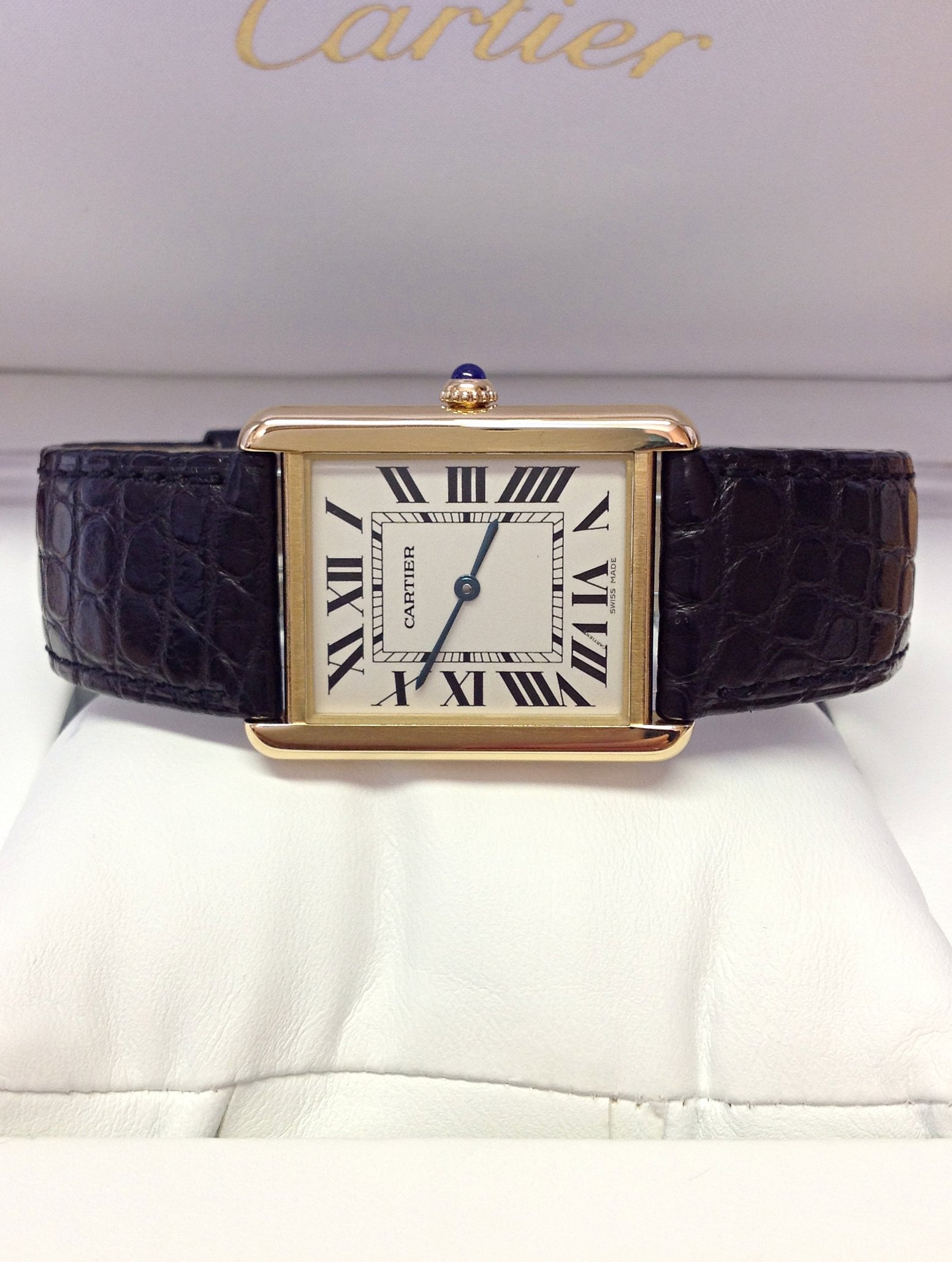 Cartier replica Tank Solo W5200004 Yellow Gold4