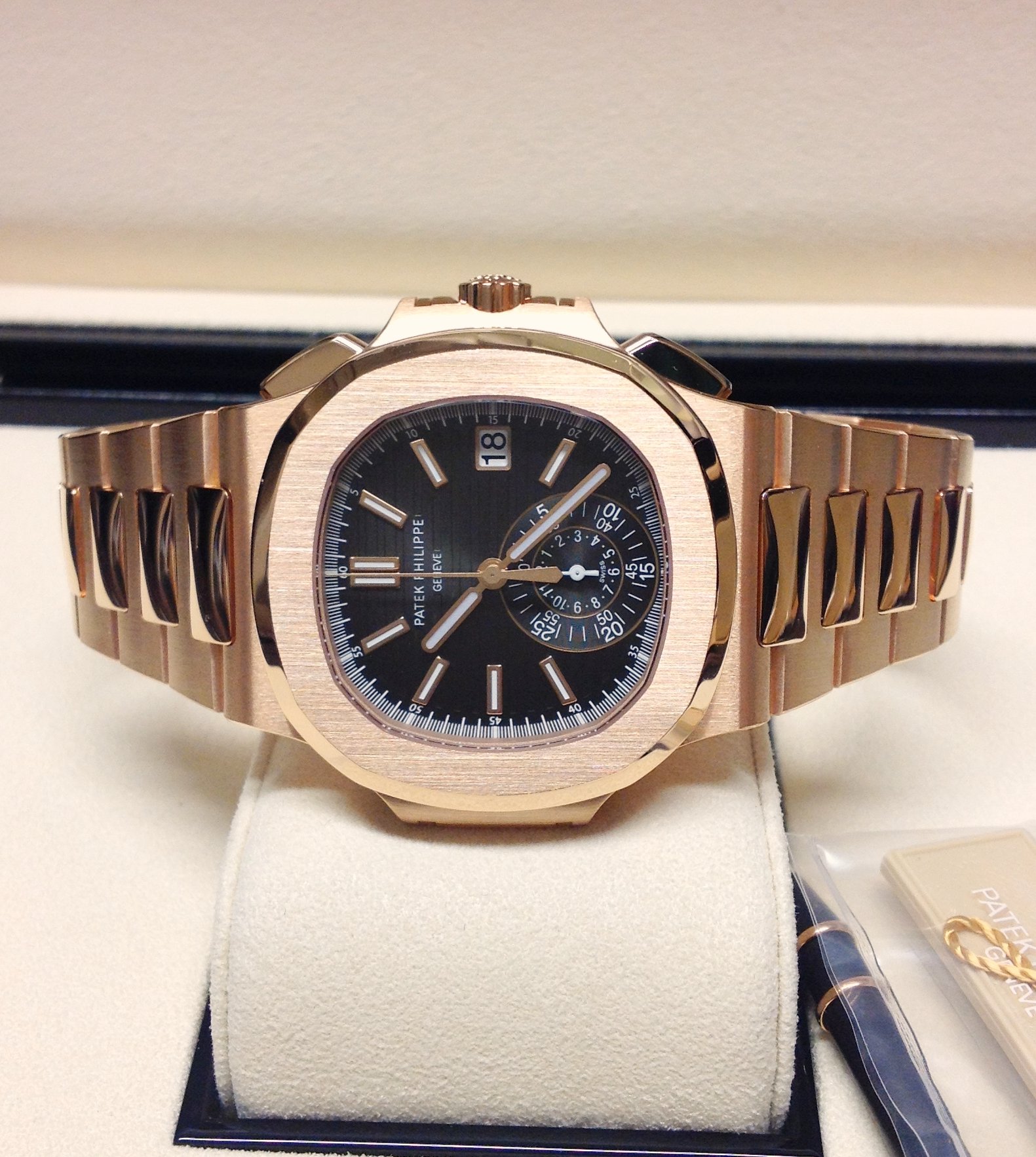 Patek Philippe replica Nautilus 5980:1R-001 Rose Gold-5