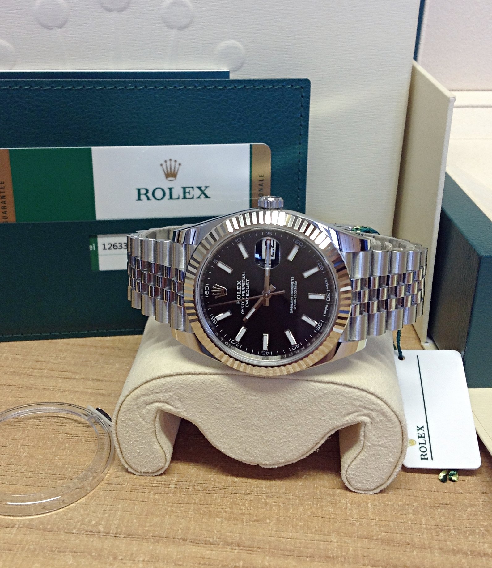 Rolex replica Datejust 41mm 126334 Black Dial-6