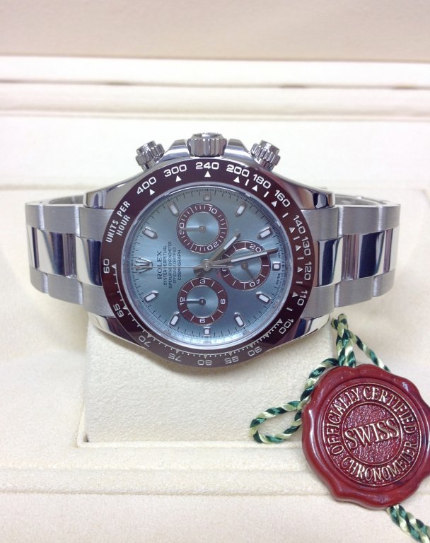 Rolex replica Daytona 116506 Platinum Ice Blue Dial4