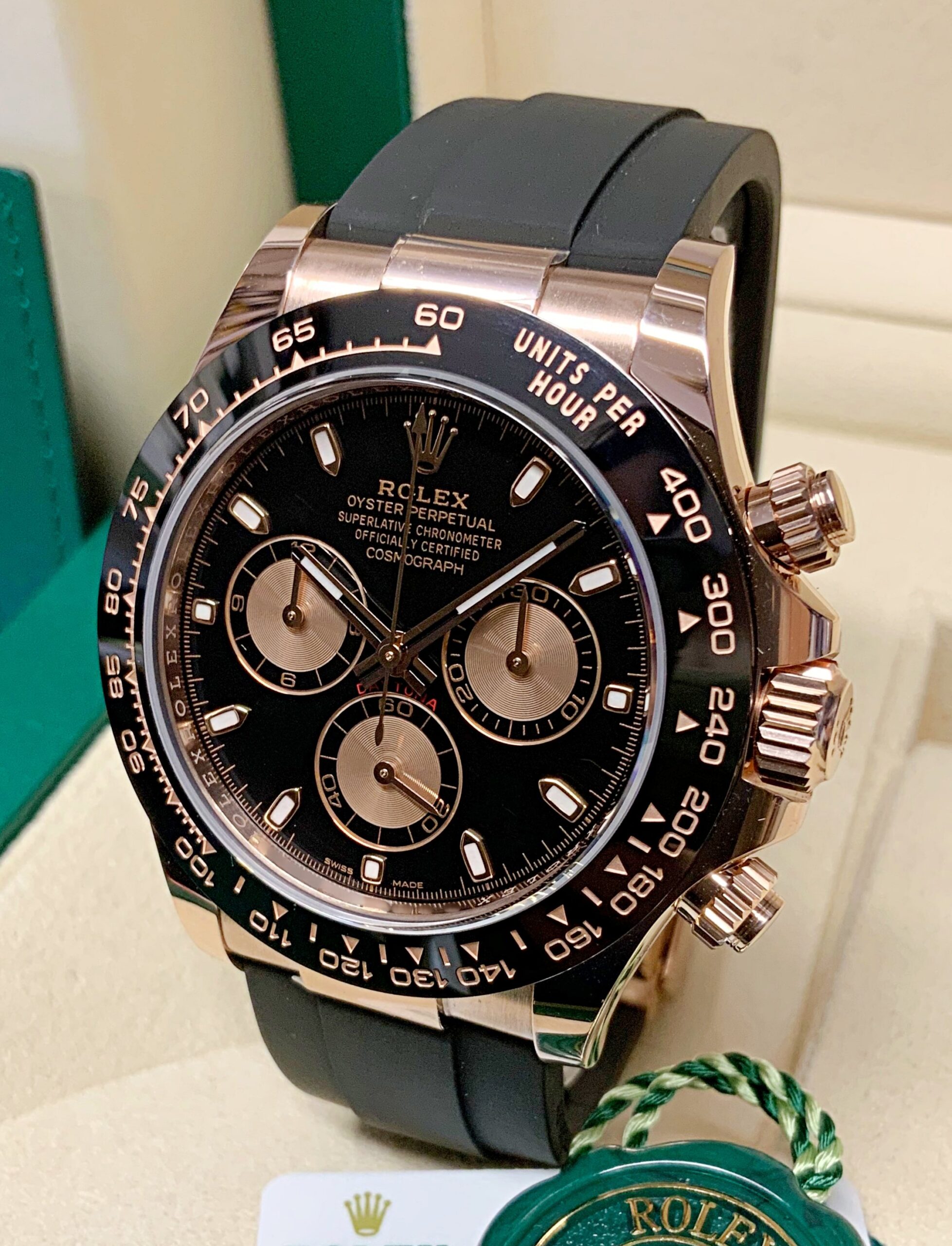 Rolex replica Daytona 116515LN Rose Gold-4