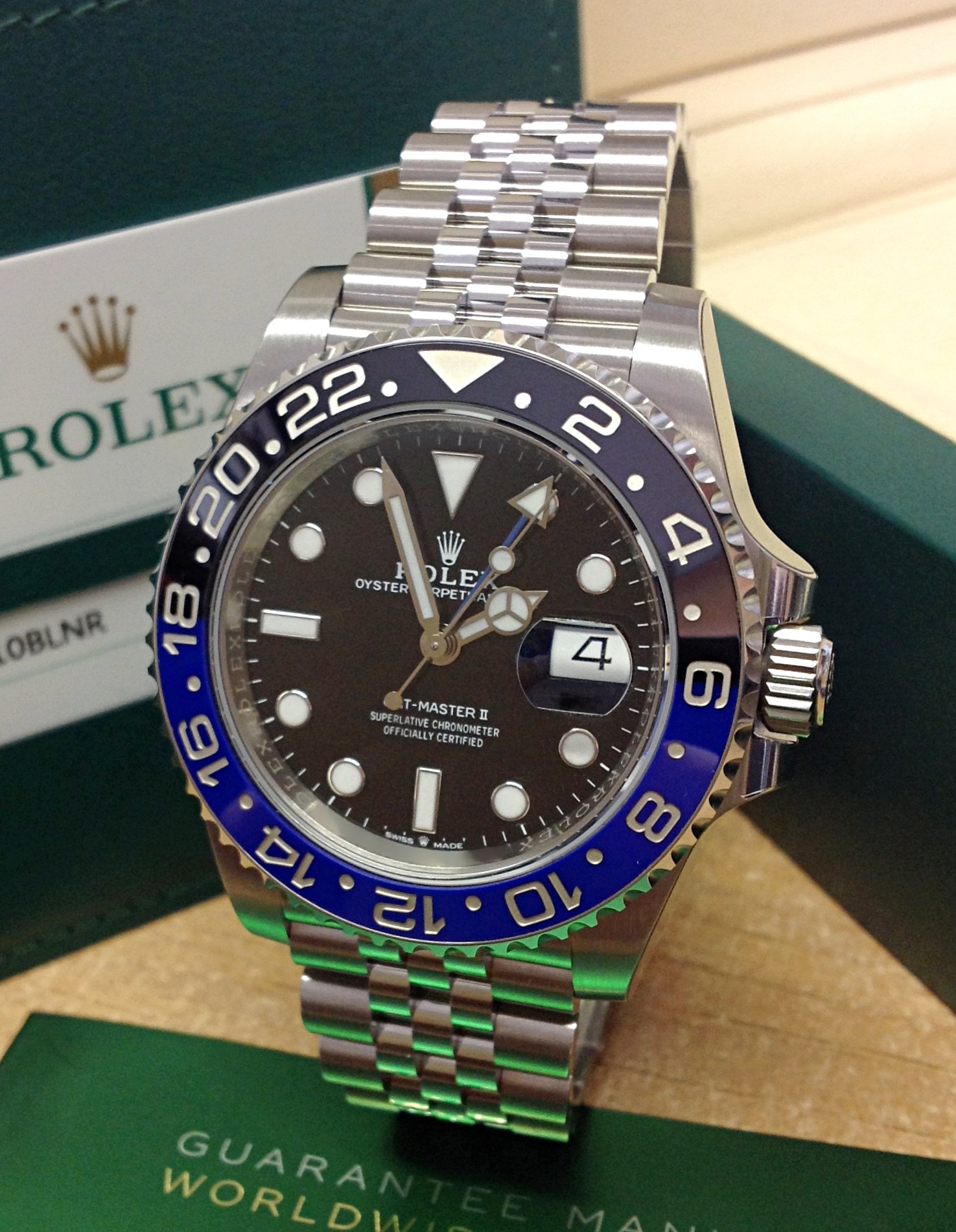 Rolex replica GMT Master II 126710BLNR Batman-1