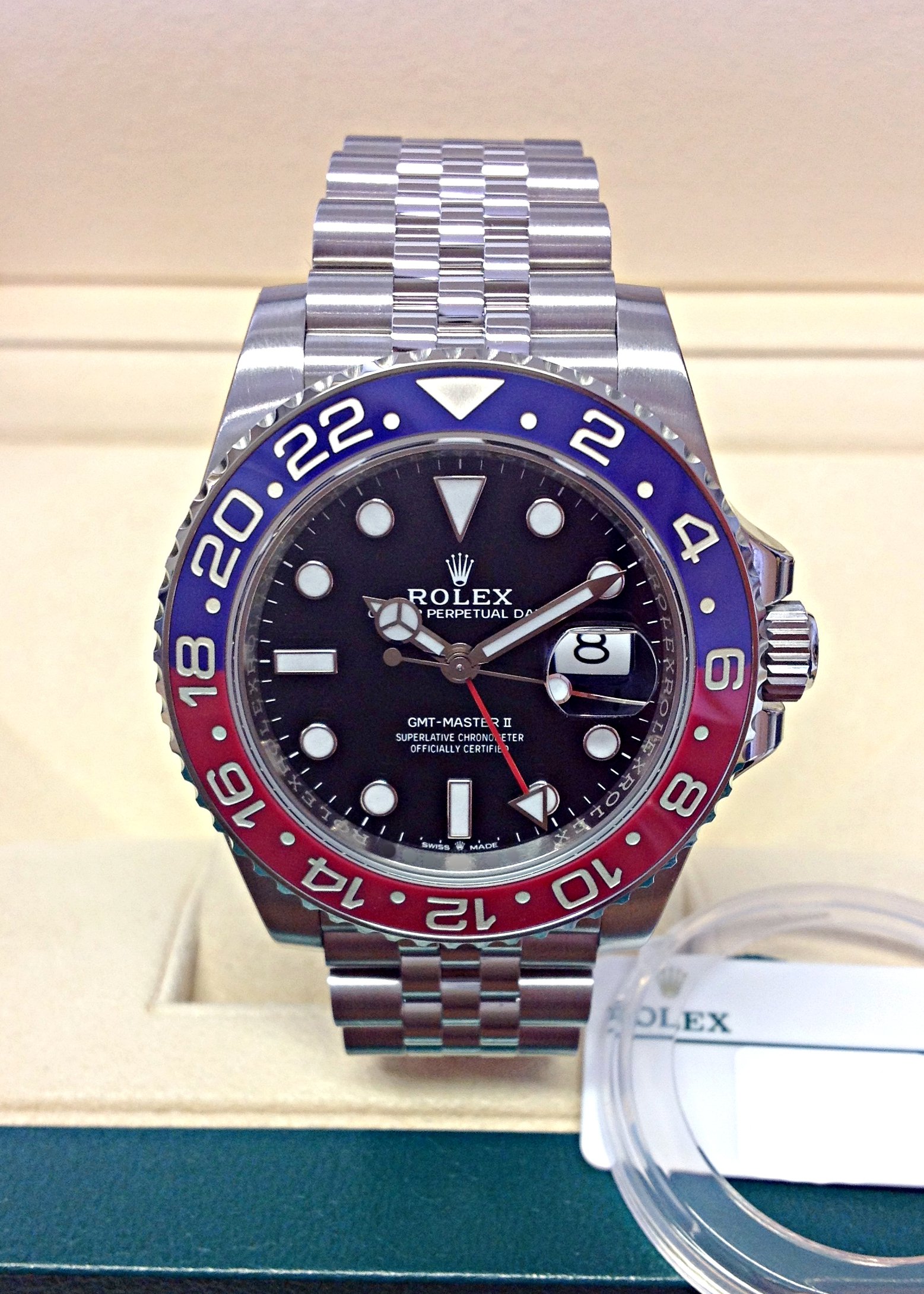 Rolex replica GMT Master II 126710BLRO Pepsi2