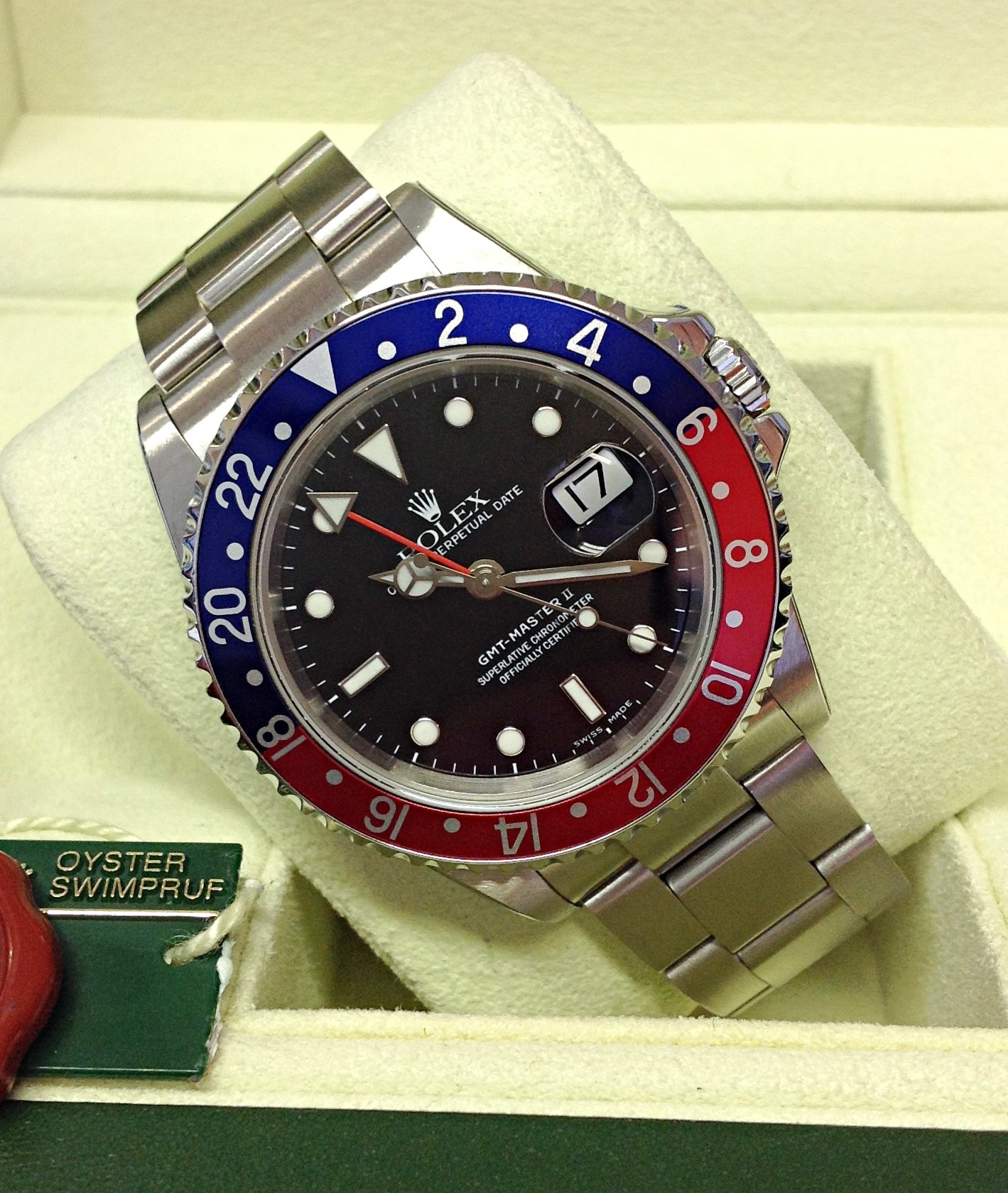 Rolex replica GMT Master II old reference 16710 BLRO Pepsi7