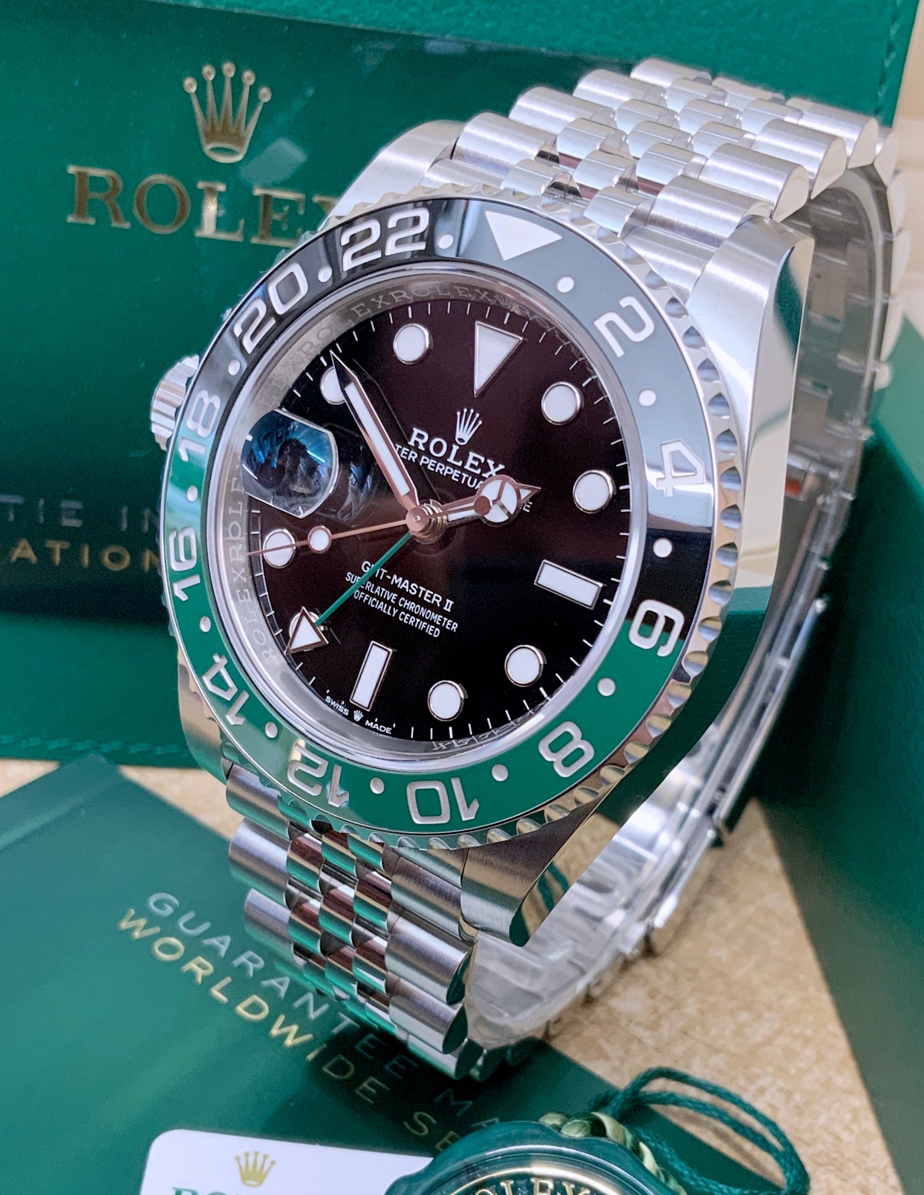 Rolex replica GMT master II 126720vtnr sprite mancino jubilee1