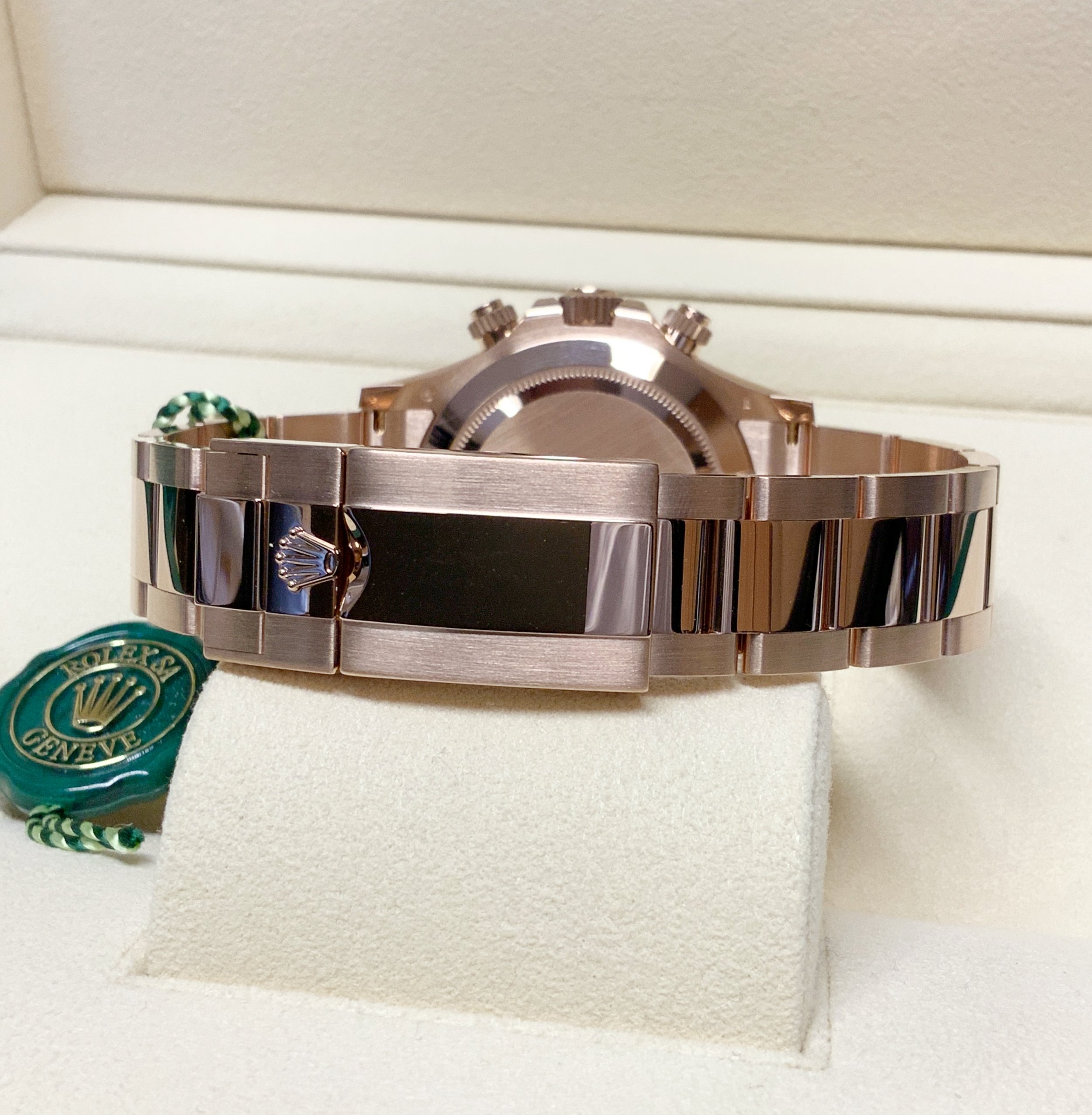 Rolex replica daytona 116515 chocolate dial rose gold3