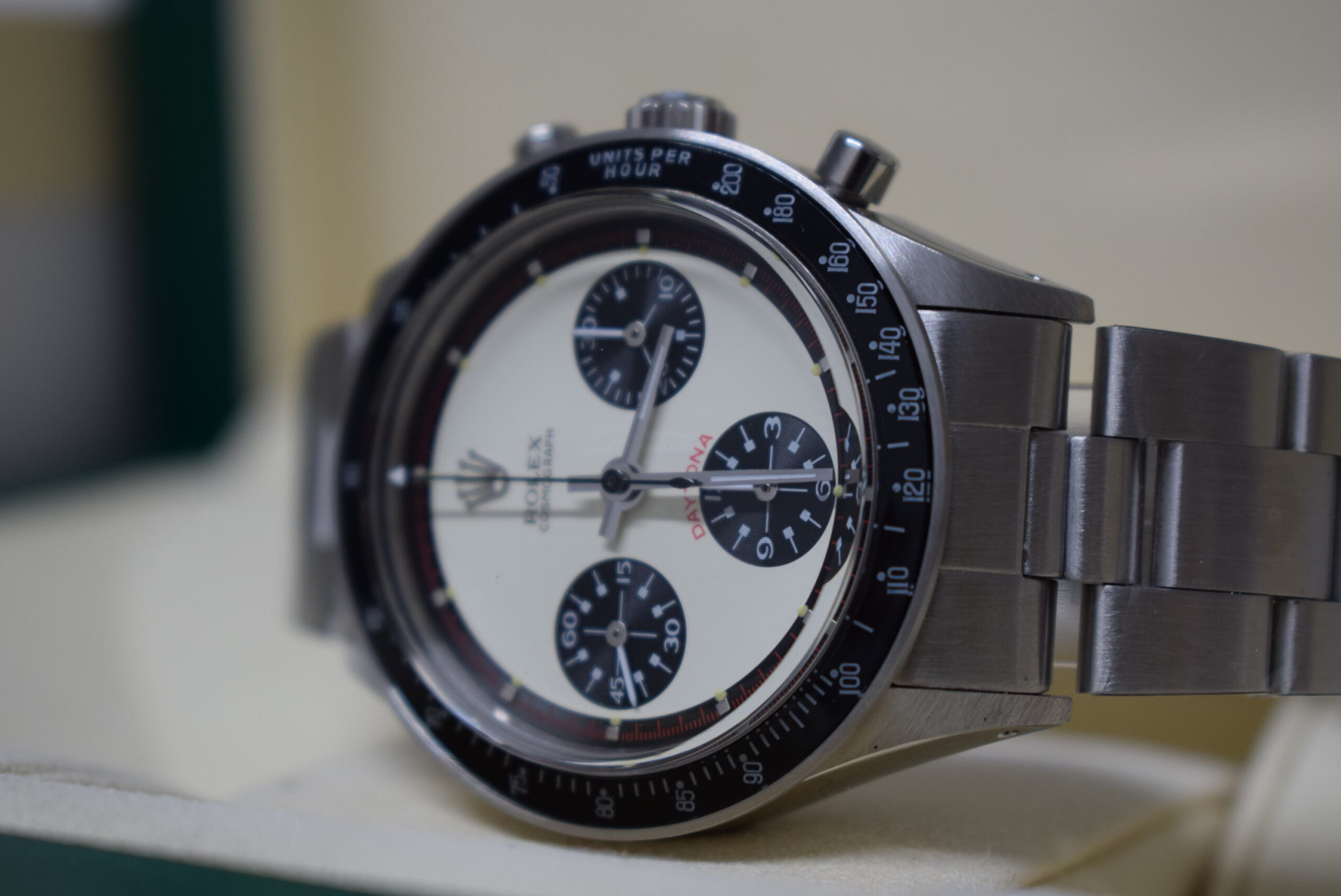 Rolex replica vintage daytona 6241 white dial6