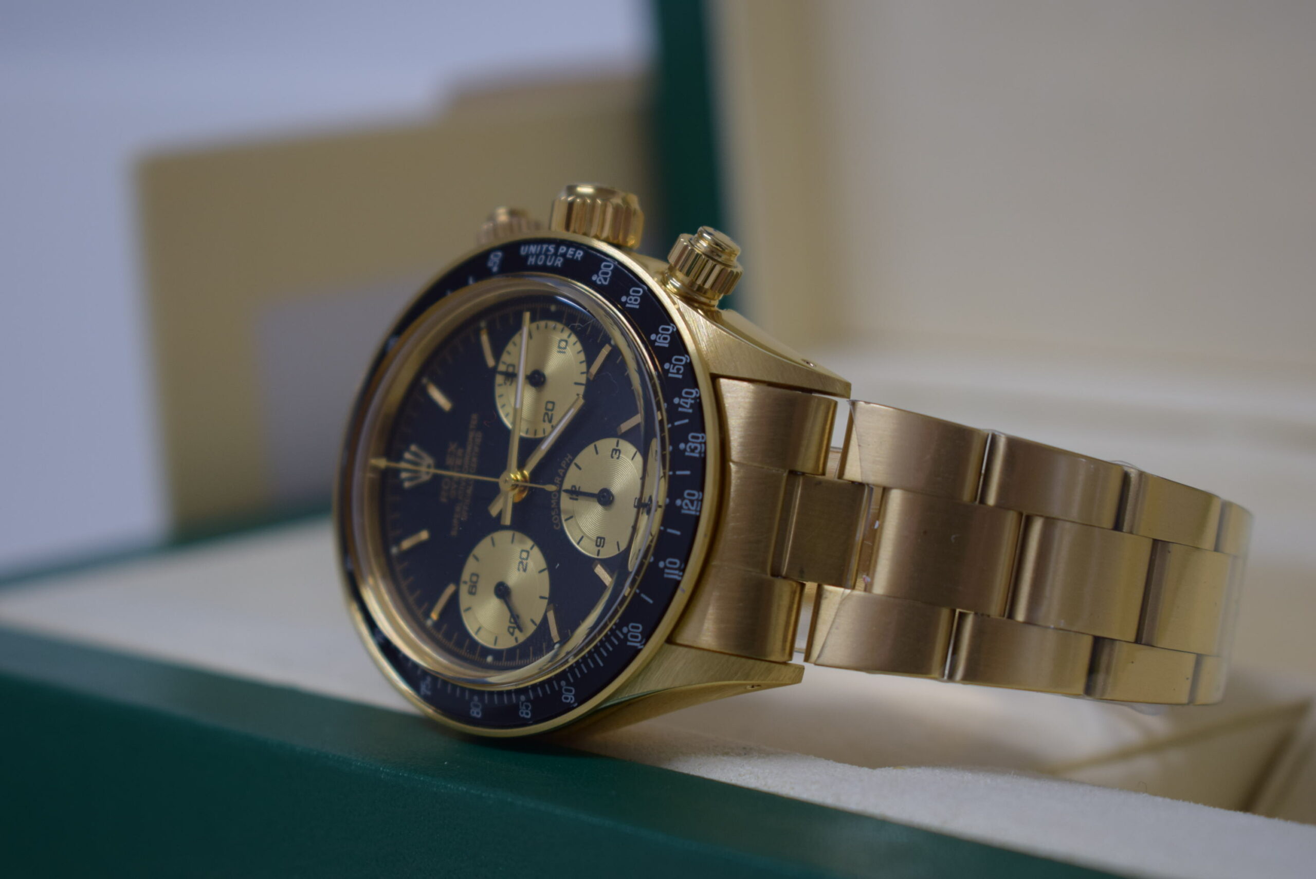 Rolex replica vintage daytona paul newman 6263 oro black dial3