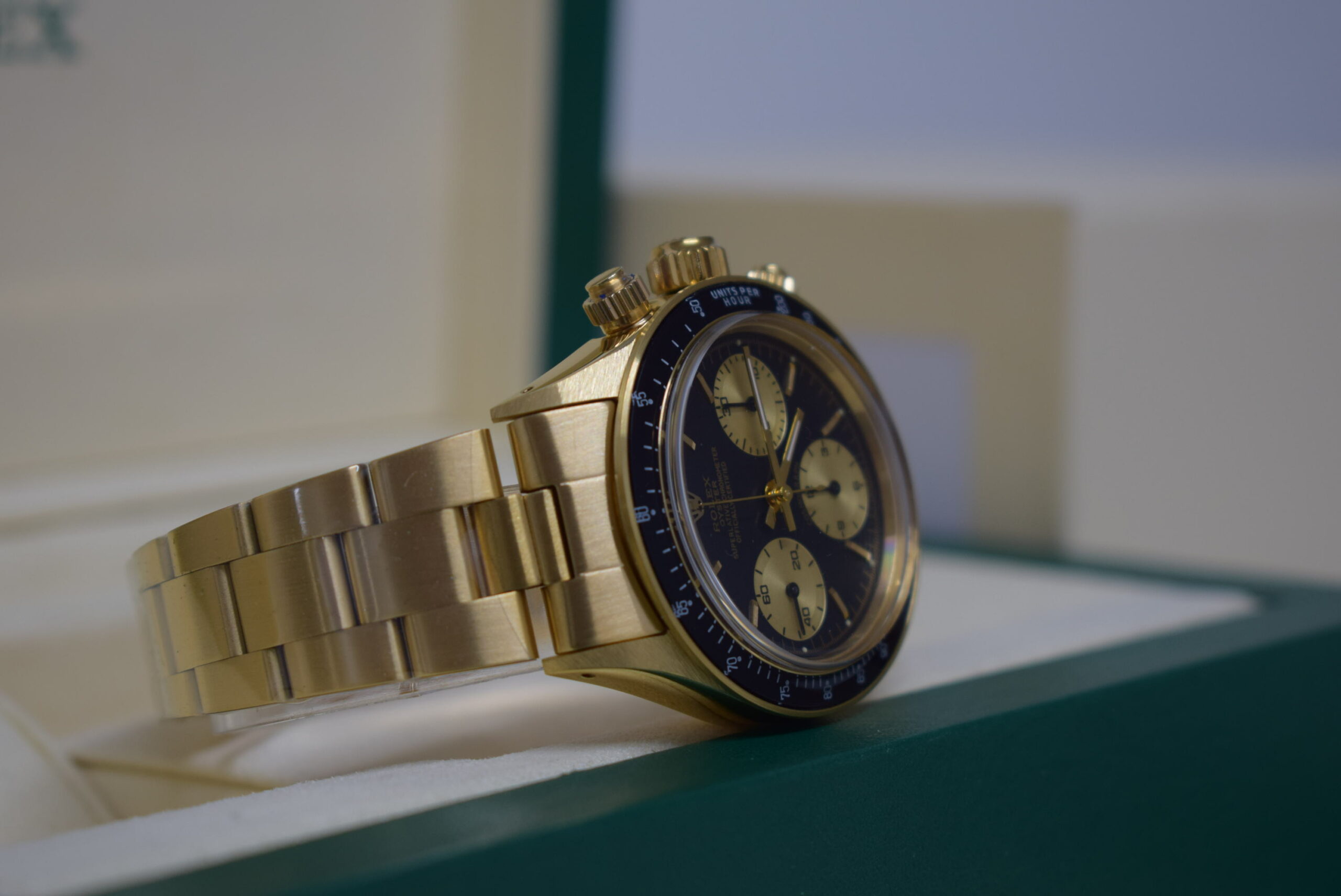 Rolex replica vintage daytona paul newman 6263 oro black dial4