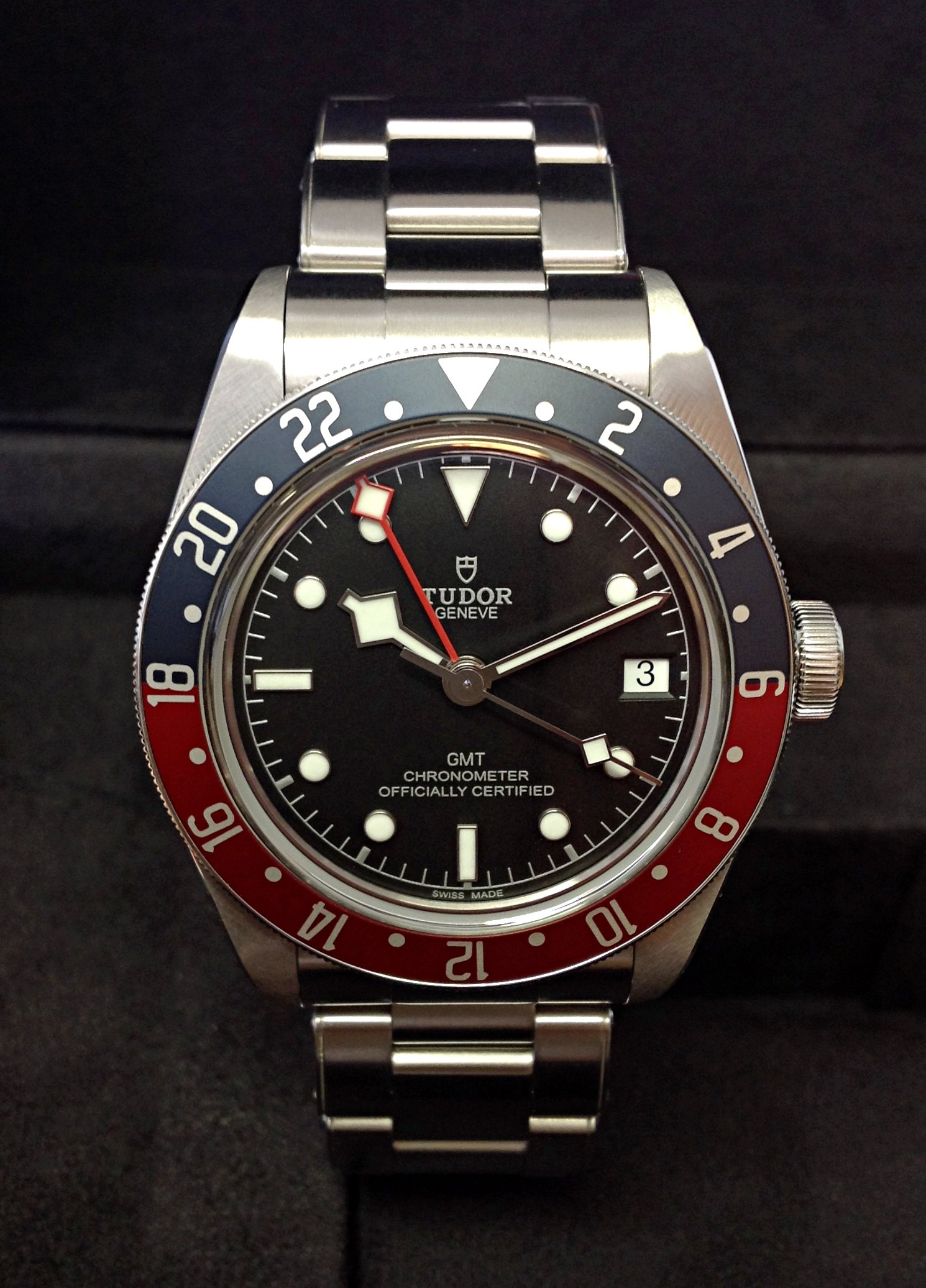 Tudor replica Heritage Black Bay GMT 79830RB Pepsi-4