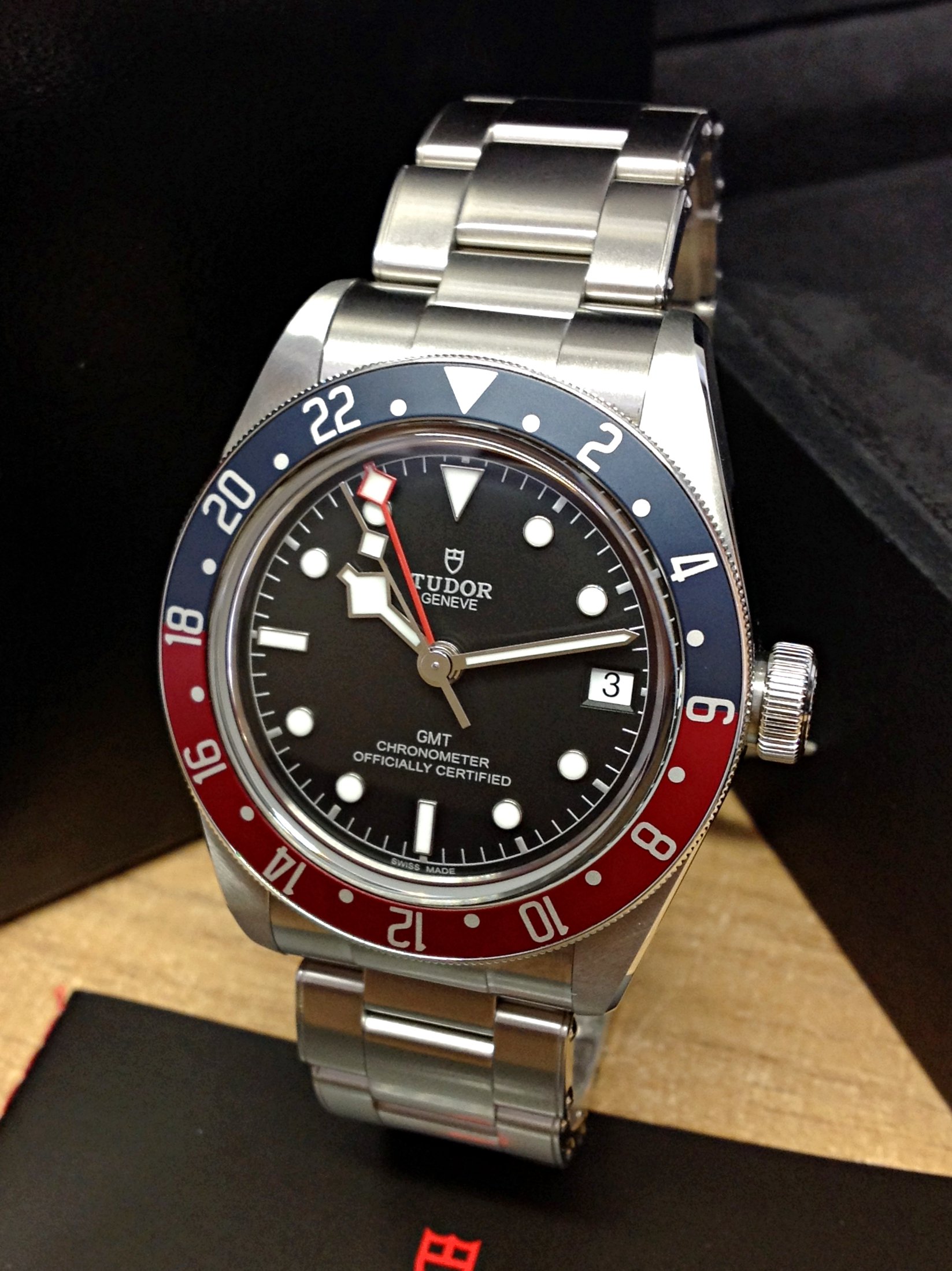 Tudor replica Heritage Black Bay GMT 79830RB Pepsi-6