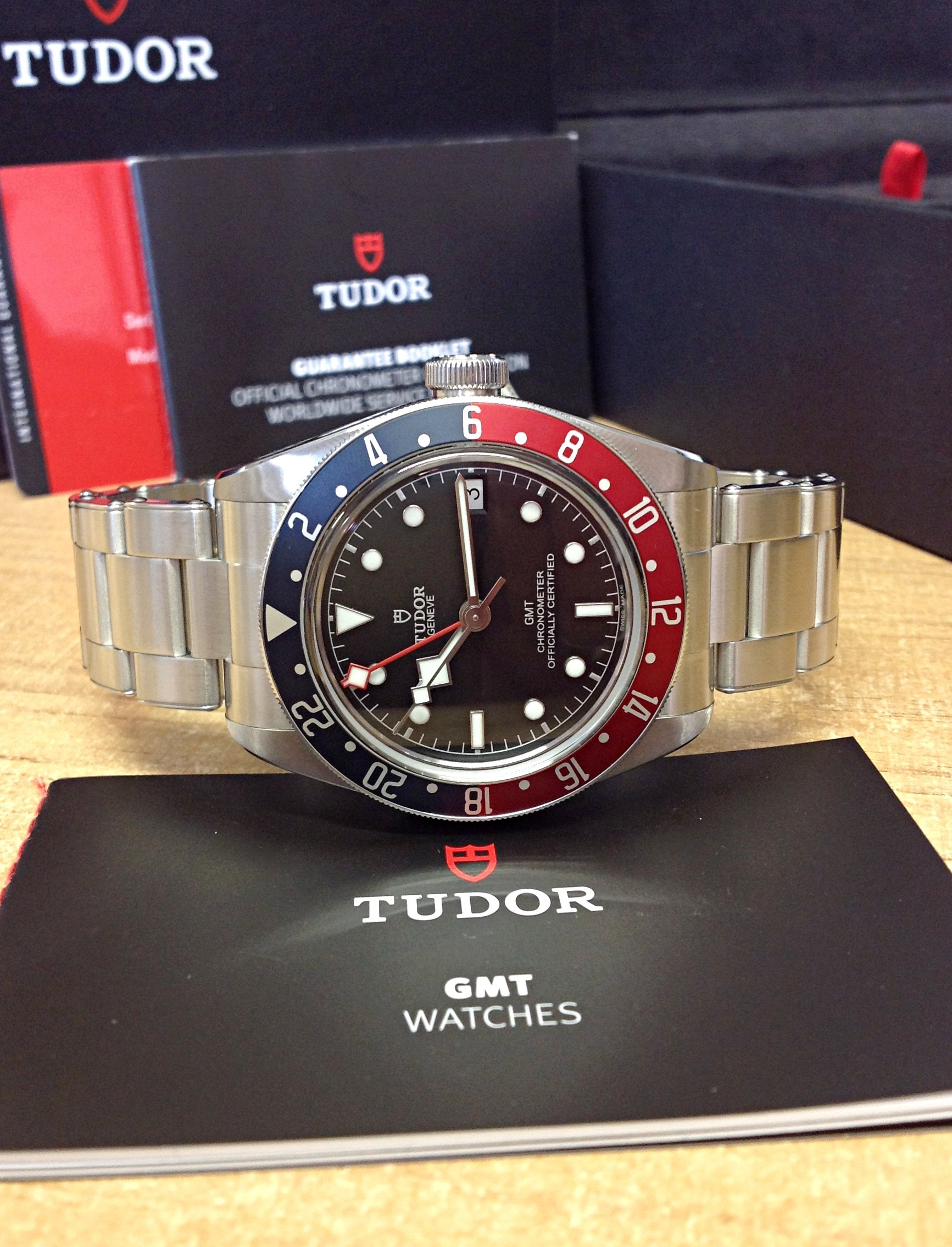 Tudor replica Heritage Black Bay GMT 79830RB Pepsi-7