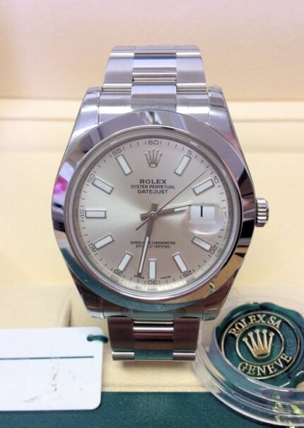 Rolex replica Datejust II oyster 116300 41mm Silver Dial orologio replica