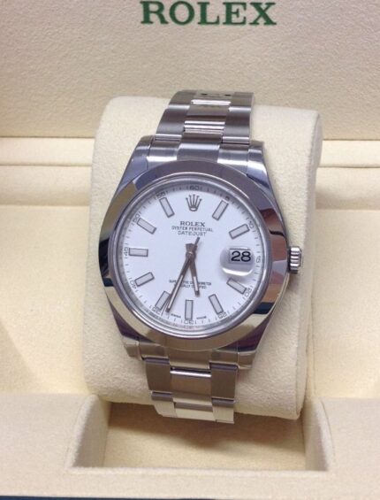 Rolex replica Datejust II 116300 White Dial orologio replica copia