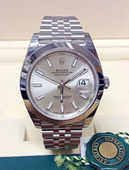 Rolex replica Datejust cally 41 126300 Silver Dial orologio replica
